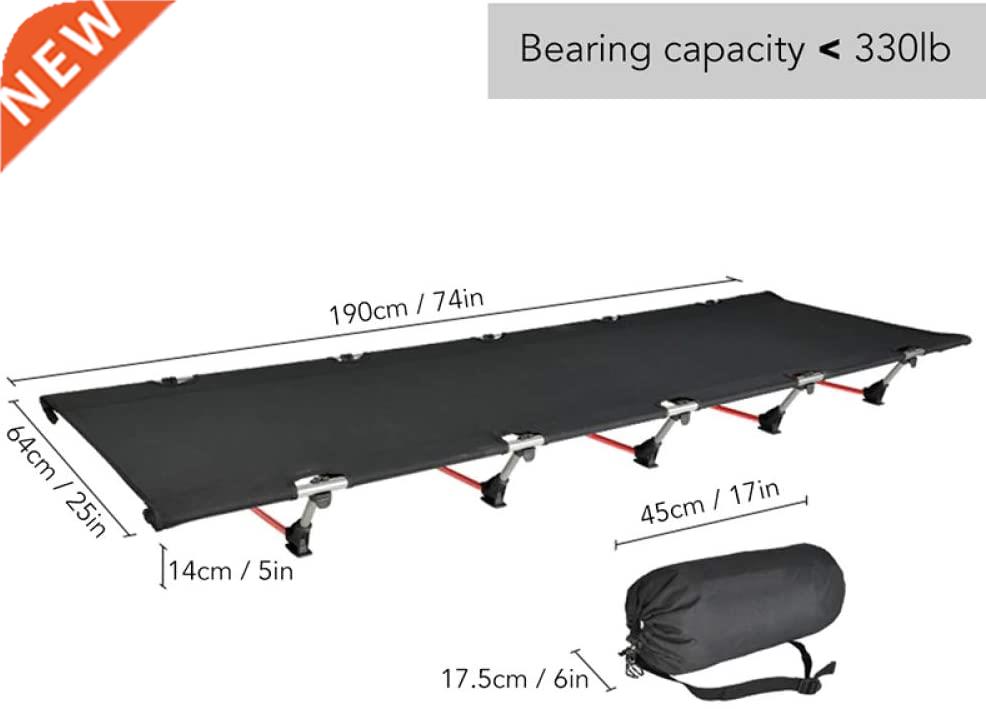 Portable Foldable Camping Cot Single Person Outdoor Folding
