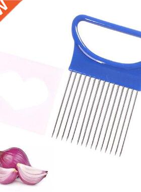 Stanless Steel Onon Holder Onon Tool Vegetables Slcer