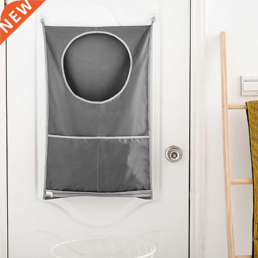 Wall Mounted Breathable Laundry Basket Dust-proof Dirty Clot