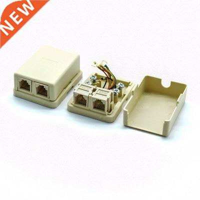 2pcs High-quality Telephone extender straight head cable ext