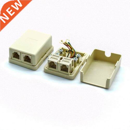 2pcs High-quality Telephone extender straight head cable ext