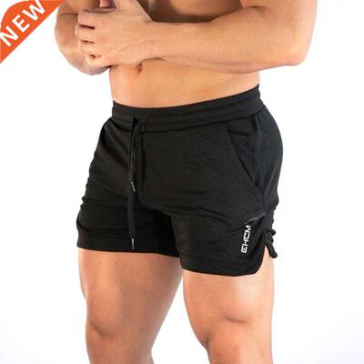 4 Colors Men Jogging Running Shorts Breathable Drawstring Fi