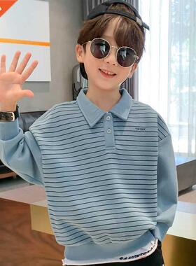 Boys' Hoodie Collar Spring and Autumn Top Middle School Chi