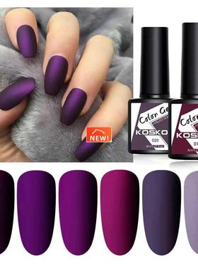 Nail Gel Polish Spring Summer Color Varnishes Glit Sequ Soak