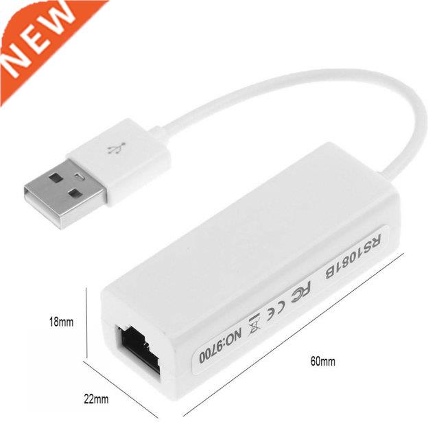 USB Ethernet Adapter 10/100Mbps USB 2.0 To RJ45 USB2.0 To Et