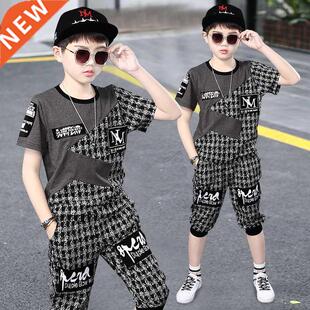 Boy Sets Summer Kids Clothes Boys For 4 6 8 10 12 14 Year Fa