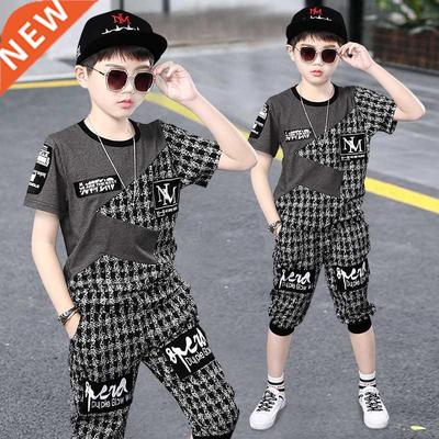 Boy Sets Summer Kids Clothes Boys For 4 6 8 10 12 14 Year Fa