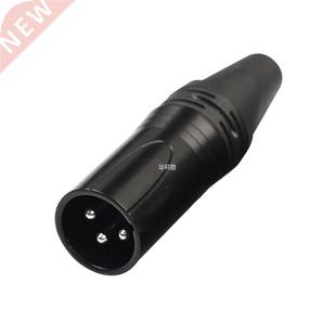 1Pc XLR 3Pin Male Audio Cable Microphone Connector Solde