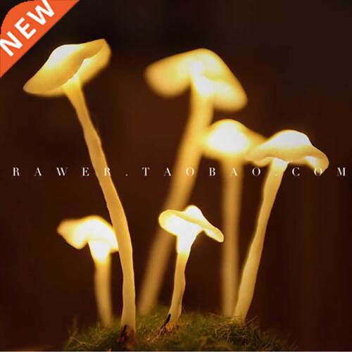 H4GD Night Light Hand-Made Creative Retro Mushroom