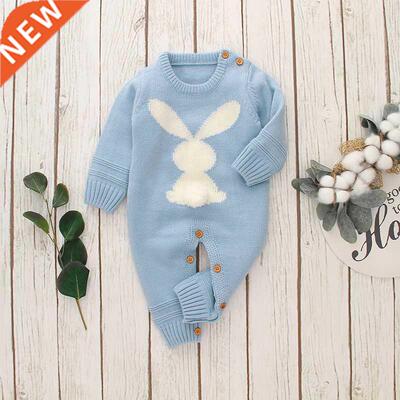 Baby Rompers Cute Rabbit Pom Pom Newborn Toddler Jumpsuit Ou