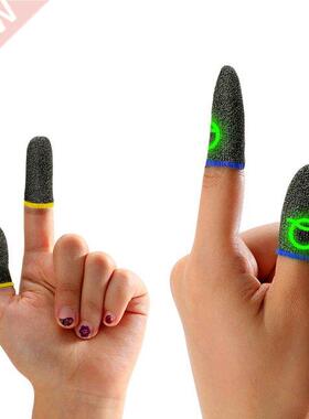 4 pieces Mobile Phone Fingertip Sleeves Gaming Sweat-Proof F