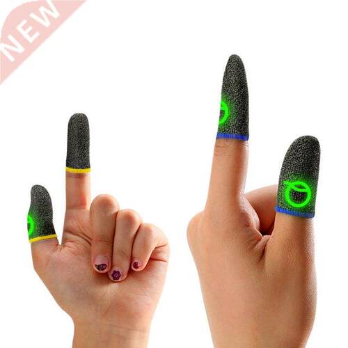 4 pieces Mobile Phone Fingertip Sleeves Gaming Sweat-Proof F