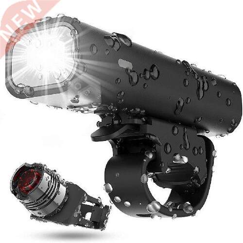 Bike Headlight Taillight Set Night Cycling Camping Hiking