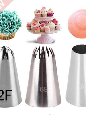 1-3 Pcs/set Icing Piping Pastry Nozzle Tips Baking Tools Cre