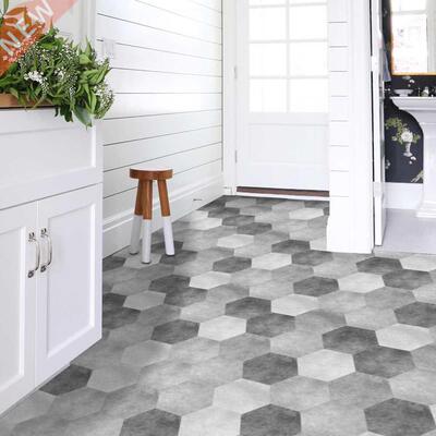 Funlife Self Adhesive Floor Tile Sticker Bathroom Waterproof