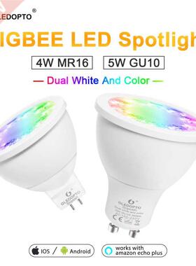 GLEDOPTO Zigbee Smart Bulb RGB+CCT 5W GU10 LED Spotlight
