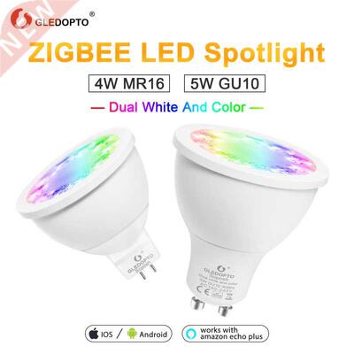 GLEDOPTO Zigbee Smart Bulb RGB+CCT 5W GU10 LED Spotlight