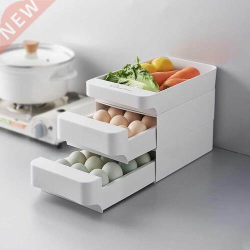 Kitchen Refrigerator Egg Storage Sorting Box Drawer Type