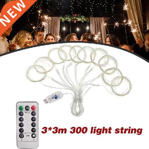 Christmas Decorations 2022 Garland Curtain 3M Festoon Fairy