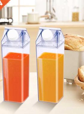 500Ml Milk Carton Water Bottle Sports Square Milk Juice Wate