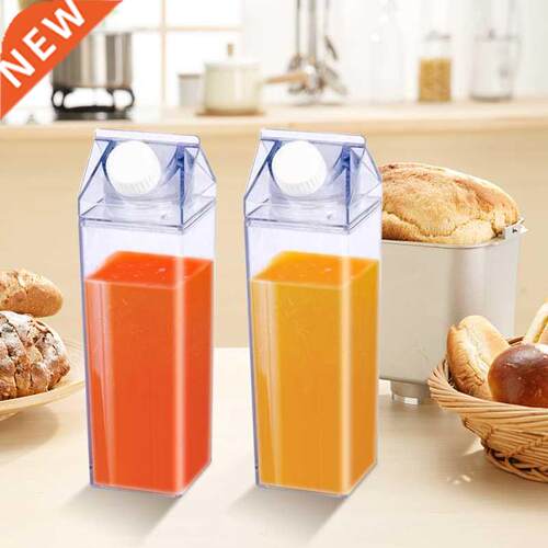 500Ml Milk Carton Water Bottle Sports Square Milk Juice Wate