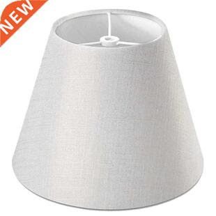 Lamp Shade Linen Fabric White Lamp Shade Small 5 Inch Top