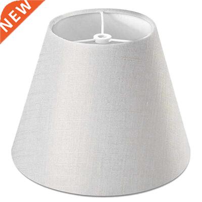 Lamp Shade Linen Fabric White Lamp Shade Small 5 Inch Top