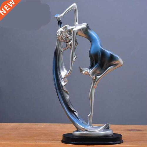 Desktop Decor Dancer Shaped Resin Artware Decorative Statue