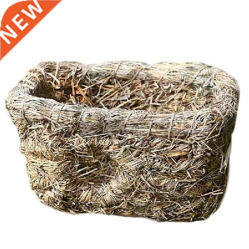 Legendog 1pc Woven Hamster Hideout Natural Grass Rabbit