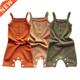 Cotton New Baby Newborn Rompers 2022 Bodysuits Waffle Summer