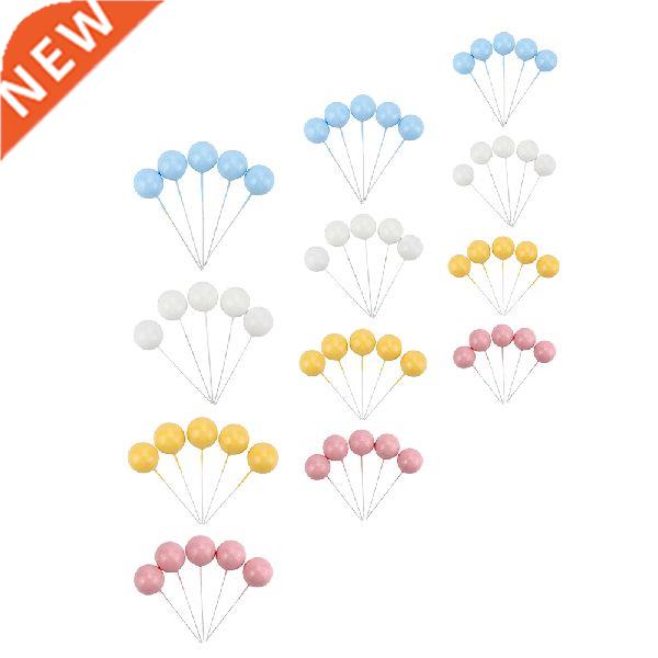 60pcs Cake Topper Decorations Baby Shower Balloon Cupcake