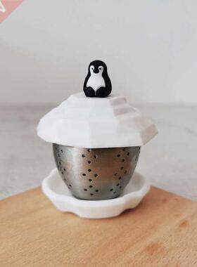 Floating Penguin Tea Strainers Reusable Tea Strainer Locking