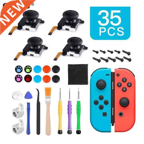 4-Pack 3D Replacement Joystick Analog Thumb Stick For Switch