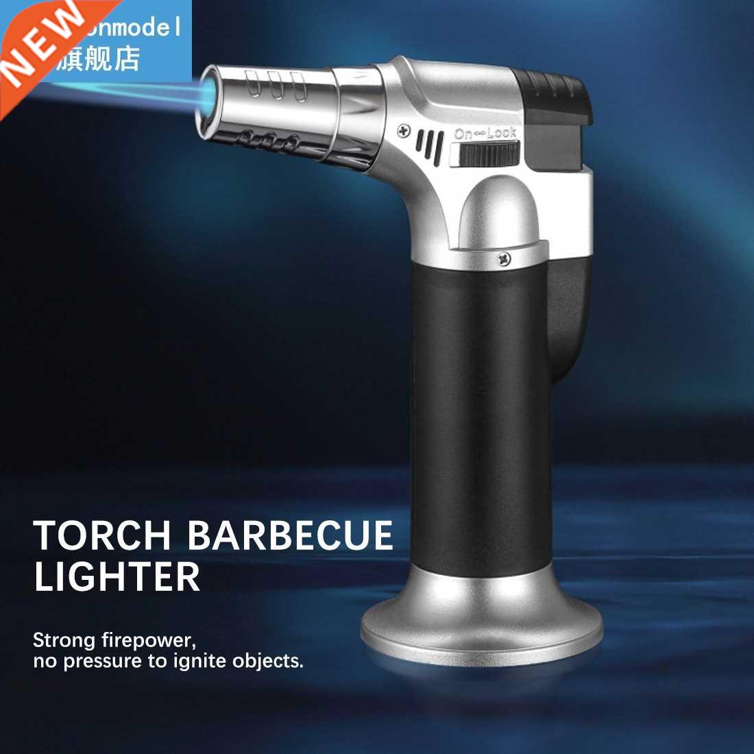 Adjustable Butane Lighter Chef Cooking Torch Rechargeable Fl