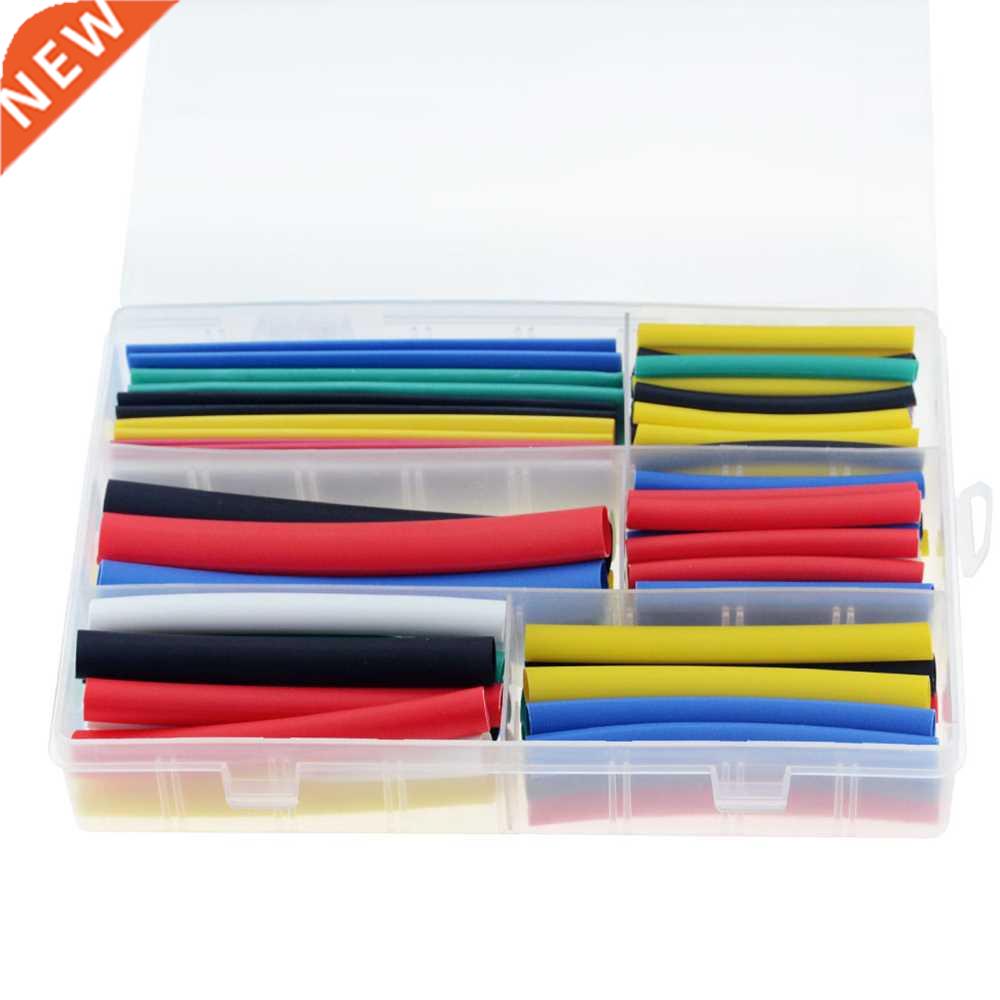 102PCS Dual Wall Heat-Shrinkable Tube With Glue Adhesive Hea