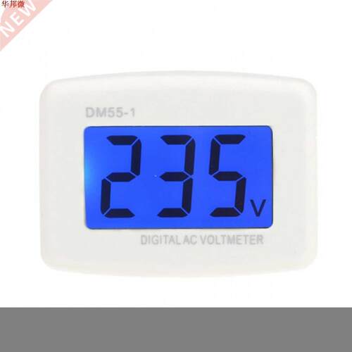 DM55-1 AC 80-00V Voltage Meter US EU Plug Volt Meter LCD Di