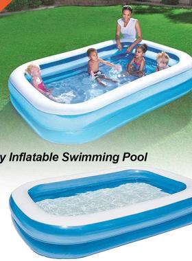 262X175X51cm Inflatable Swimming Pool Large Size Family