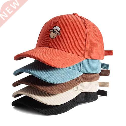 Women's Cap Corduroy Cute animal embroidery Cotton Snapback