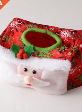 Cute Santa Claus Tissue Box Christmas Decorative Tissue Stor