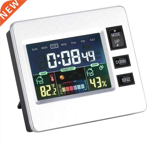 Multifunction Forecast Weather Alarm Clock Thermometer LCD B