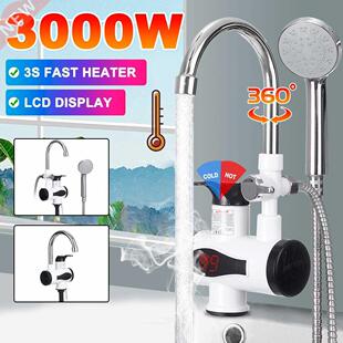 Water Heater Shower 220V Kitchen Faucet EU US Plug Electric
