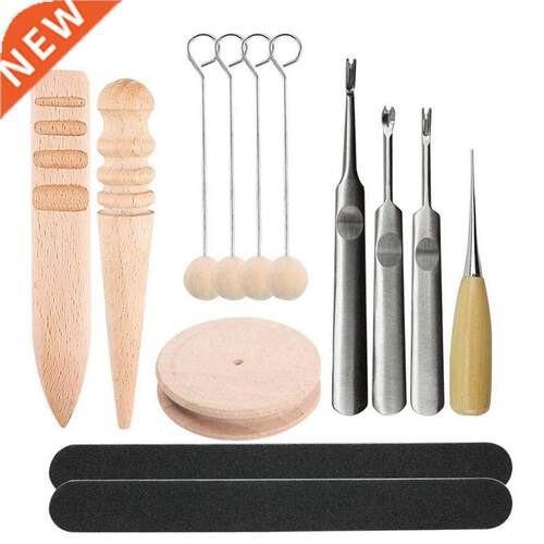 13 Pieces Leather craft Edge Skiving Beveler Multi-size Soli