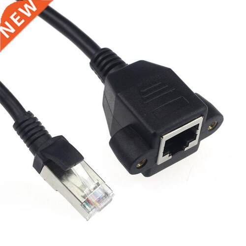 RJ45 Male to Female Screw panel mount Ethernet LAN Network e