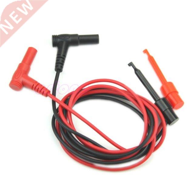 2021 New 1Pair Banana Plug To Test Hook Clip Probe Cable For