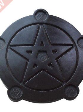 T4MF Table Pentacle Altar Plate Wooden Divination Ceremony