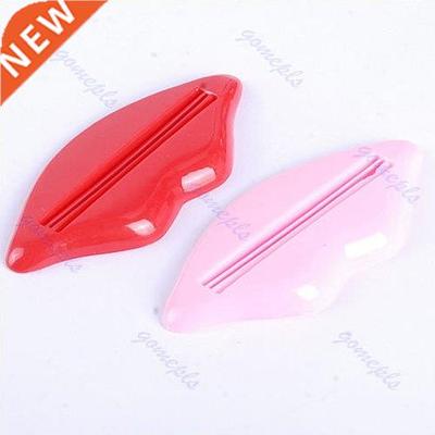 New 2pcs Bathroom Lip Kiss Dispenser Toothpaste Squeezer Hom