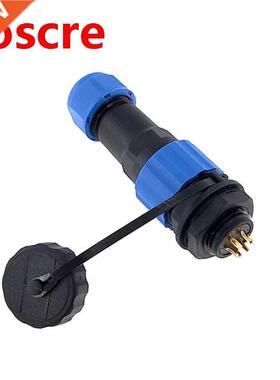 SP16 Waterproof Back Nut connector 2/3/4/5/6/7/9 pin IP68 po