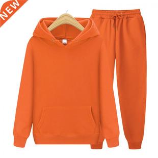 Men's Sets Tracksuit Hoodie+Pants Autumn Winter Hooded Sweat