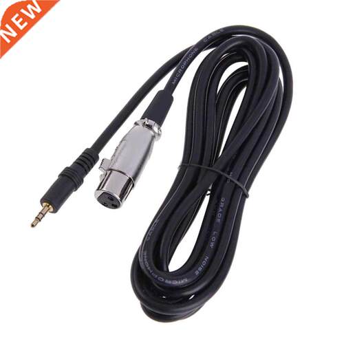 XLR Female Jack to 3.5mm Male TRS Stereo Microphone Audio Ca