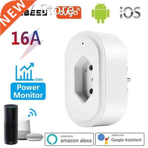 16A Smart Plug Brazil WiFi Tuya Intelligent Power Monitor So